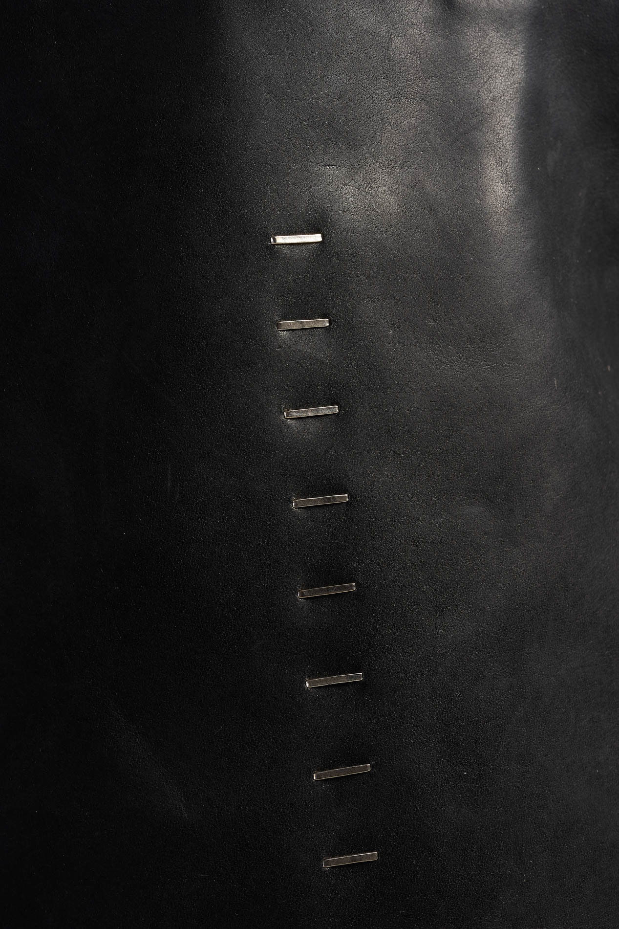 daniele basta leather and silver bags - DETAIL